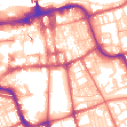 Daytime road noise heatmap for SR1 1JX