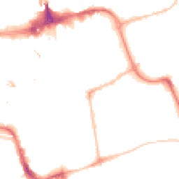 Night-time road noise heatmap for SR1 1JY