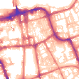 Daytime road noise heatmap for SR1 1LB