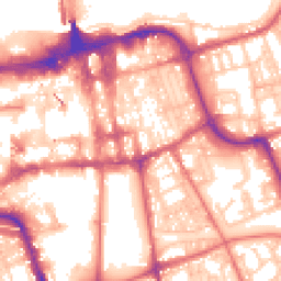 Daytime road noise heatmap for SR1 1LN