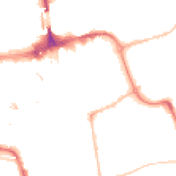Night-time road noise heatmap for SR1 1NF