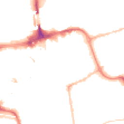 Night-time road noise heatmap for SR1 1NW