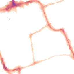 Night-time road noise heatmap for SR1 1PB