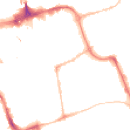 Night-time road noise heatmap for SR1 1PF