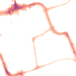 Night-time road noise heatmap for SR1 1PG