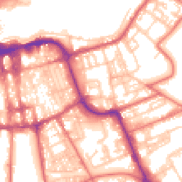 Daytime road noise heatmap for SR1 1PJ