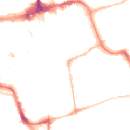 Night-time road noise heatmap for SR1 1PS