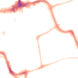 Night-time road noise heatmap for SR1 1PT