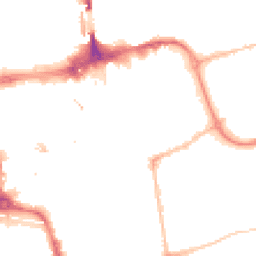 Night-time road noise heatmap for SR1 1QN