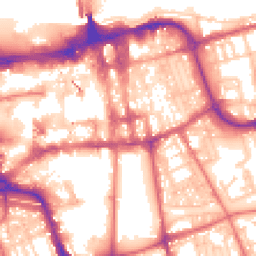 Daytime road noise heatmap for SR1 1QU
