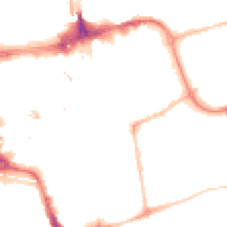Night-time road noise heatmap for SR1 1QU