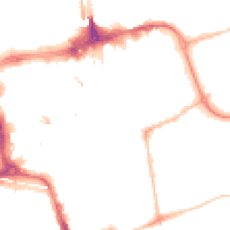 Night-time road noise heatmap for SR1 1RE