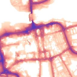Daytime road noise heatmap for SR1 1SJ