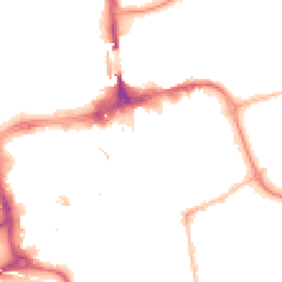 Night-time road noise heatmap for SR1 1SJ