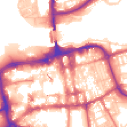 Daytime road noise heatmap for SR1 1TA