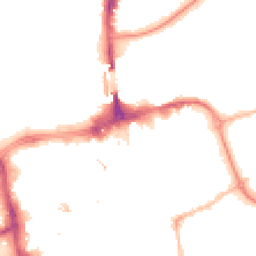Night-time road noise heatmap for SR1 1TE