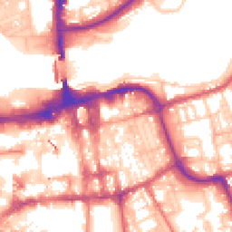 Daytime road noise heatmap for SR1 1TP