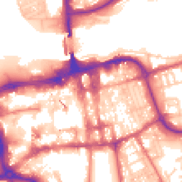 Daytime road noise heatmap for SR1 1TZ