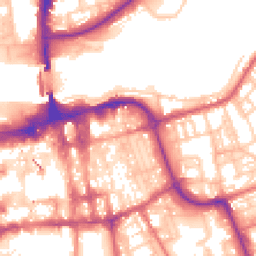 Daytime road noise heatmap for SR1 1XB