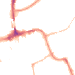 Night-time road noise heatmap for SR1 1XB