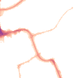 Night-time road noise heatmap for SR1 2AN