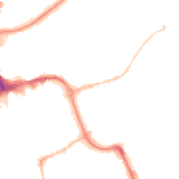 Night-time road noise heatmap for SR1 2AS