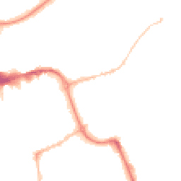 Night-time road noise heatmap for SR1 2AW