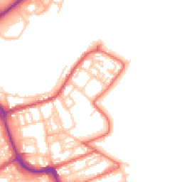 Daytime road noise heatmap for SR1 2DN