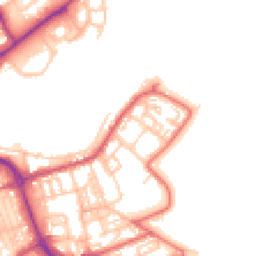 Daytime road noise heatmap for SR1 2DP