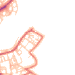 Daytime road noise heatmap for SR1 2DX