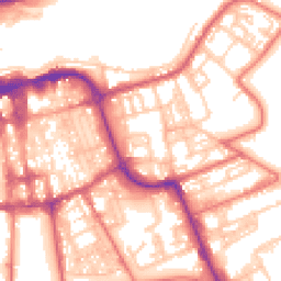 Daytime road noise heatmap for SR1 2HL