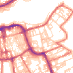 Daytime road noise heatmap for SR1 2HP