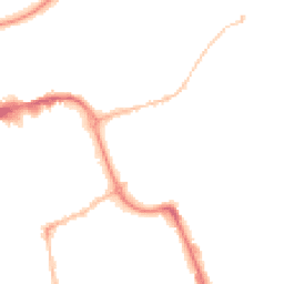 Night-time road noise heatmap for SR1 2HP