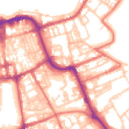 Daytime road noise heatmap for SR1 2HZ