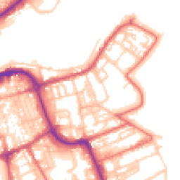 Daytime road noise heatmap for SR1 2JS
