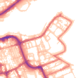 Daytime road noise heatmap for SR1 2LA