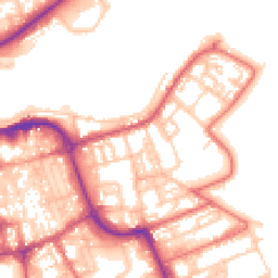 Daytime road noise heatmap for SR1 2LB