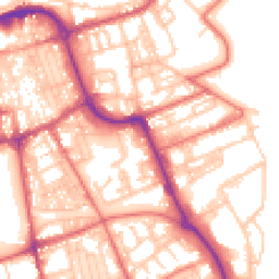 Daytime road noise heatmap for SR1 2LS