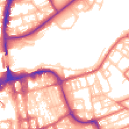 Daytime road noise heatmap for SR1 2RE