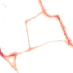 Night-time road noise heatmap for SR1 2RT