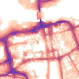 Daytime road noise heatmap for SR1 3BT