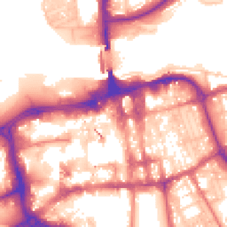 Daytime road noise heatmap for SR1 3BY
