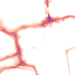 Night-time road noise heatmap for SR1 3DX