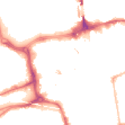 Night-time road noise heatmap for SR1 3EG