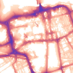Daytime road noise heatmap for SR1 3JP