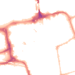 Night-time road noise heatmap for SR1 3LH