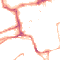 Night-time road noise heatmap for SR1 3NT
