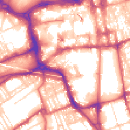 Daytime road noise heatmap for SR1 3PE