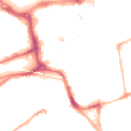 Night-time road noise heatmap for SR1 3PE