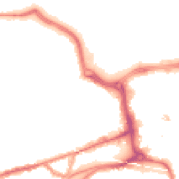 Night-time road noise heatmap for SR1 3QP